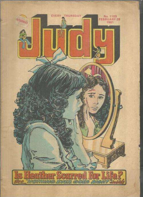 Judy 1103 - Vintage girls comic - 28 February 1981