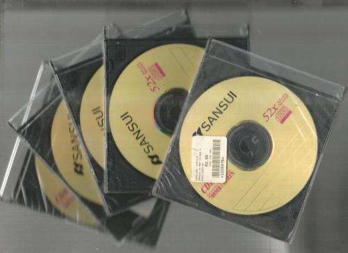 Lot of Sansui CDR-Data cd`s 700MB 80 Min 52 x (SAN041)