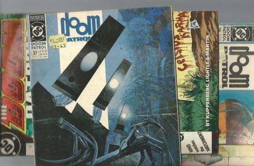Lot of 3 Doom Patrol Horror comics no`s 5 (1987) 37 (1990) 39 (1990)