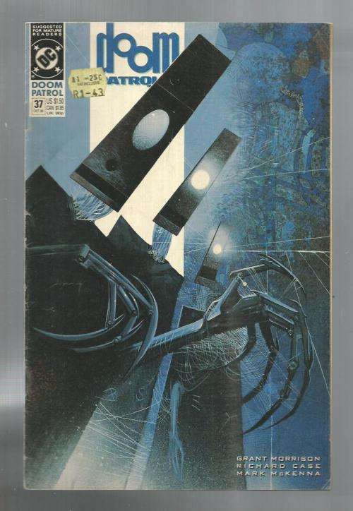 Lot of 3 Doom Patrol Horror comics no`s 5 (1987) 37 (1990) 39 (1990)