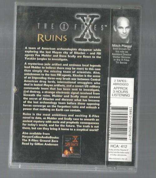 Ruins - Kevin J Anderson - X - Files - Audio book read by Mitch Piliggi (AUD039)