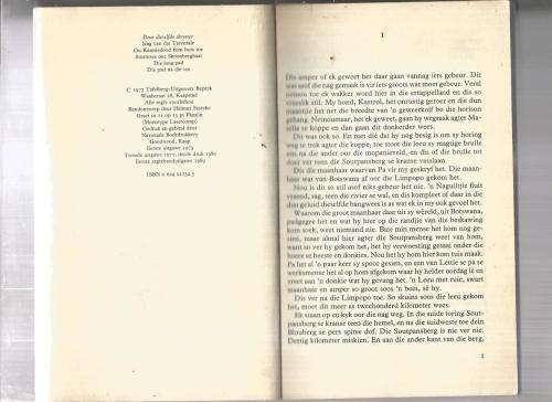 Anderkant die Groot Rivier - Pieter Pieterse - 1989 - Jeug avontuur verhaal