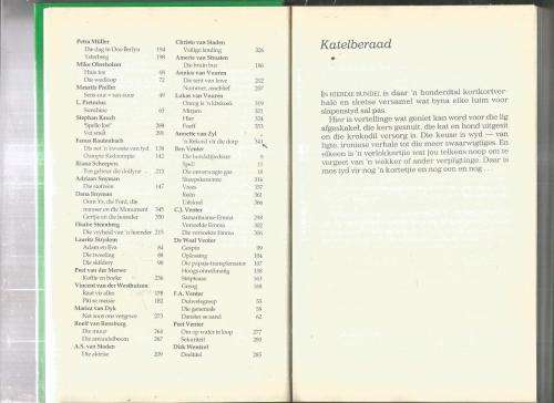 Kortetjies vir die katel - Lindeque de Beer - 1993 - 100 kortverhale vir voor slapenstyd (c1)