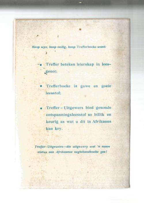 Onheil op Rooikrans - Dries Jensen - Trefferboek 1959 - Spannings reeks