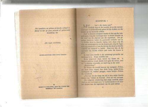 Onheil op Rooikrans - Dries Jensen - Trefferboek 1959 - Spannings reeks