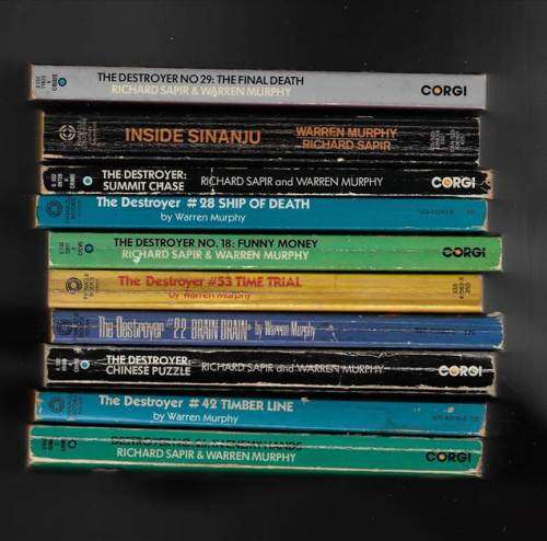 Lot of 10 Destroyer Books - by Murphy and Sapir