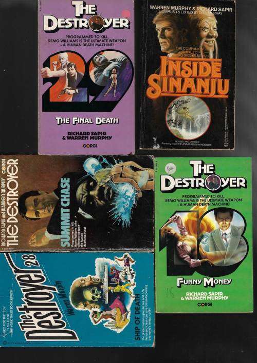 Lot of 10 Destroyer Books - by Murphy and Sapir