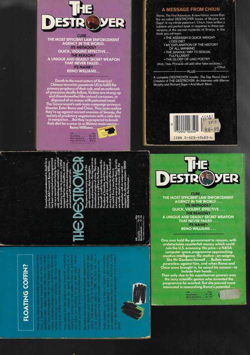Lot of 10 Destroyer Books - by Murphy and Sapir