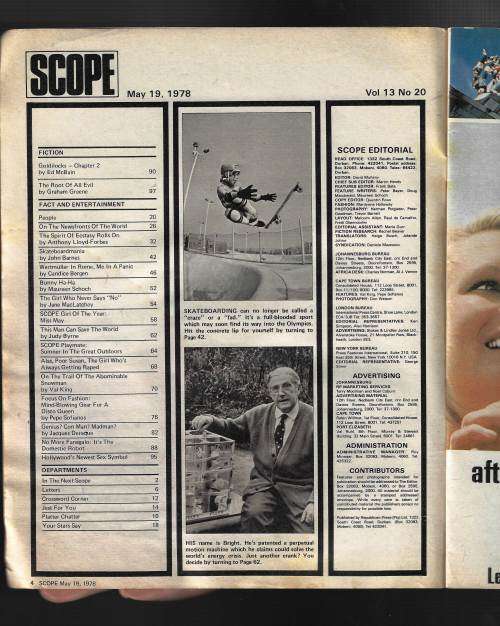 Scope Magazine May 19th, 1978 - See Product description