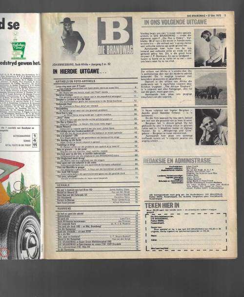 Brandwag Tydskrif - 27 Oktober 1972 - Sien scans