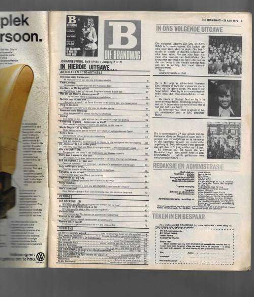 Brandwag Tydskrif 28 April 1972 - Sien Scans