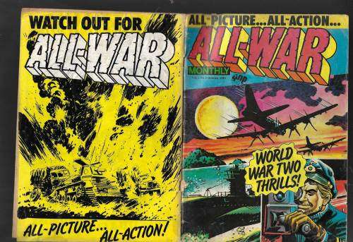 All-War Montly Comic Magizine - vol 1 no 8 October 1981