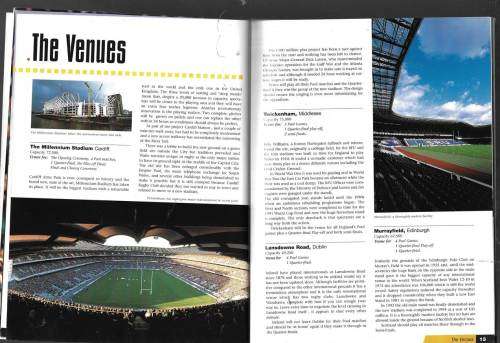 Rugby World Cup 1999 - The official book or Broshure