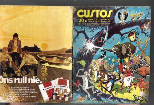 Custos Magazine Dec 1972 Nr 1 Vol 2 - magazine for the SA national parks