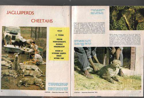 Custos Magazine Dec 1972 Nr 1 Vol 2 - magazine for the SA national parks