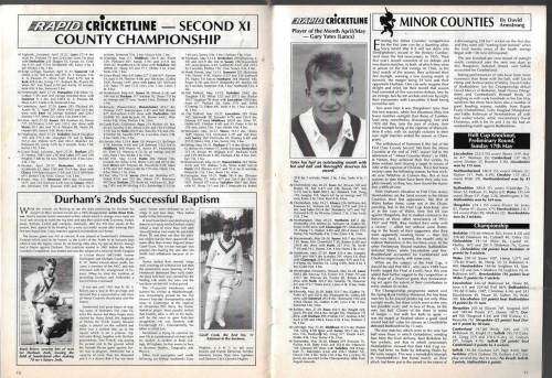 Cricket World magazine - July 1992 - See scans for contents