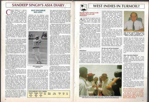 Cricket World magazine - July 1992 - See scans for contents