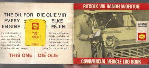 Logbook - Commercial vehicle - Old (60,) style blank logbook