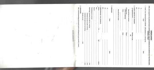 Logbook - Commercial vehicle - Old (60,) style blank logbook