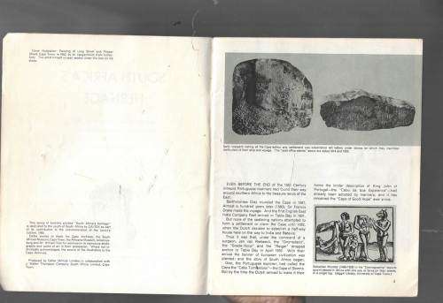 South Africa`s Heritage (1960 Union 50 years old) set of 3 collectors historic booklets