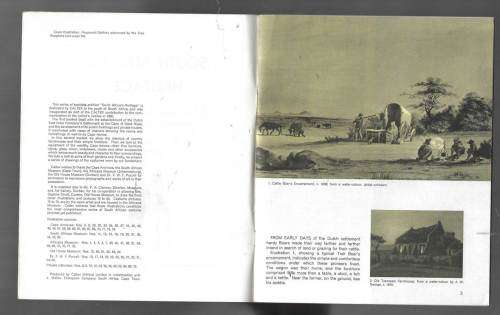 South Africa`s Heritage (1960 Union 50 years old) set of 3 collectors historic booklets