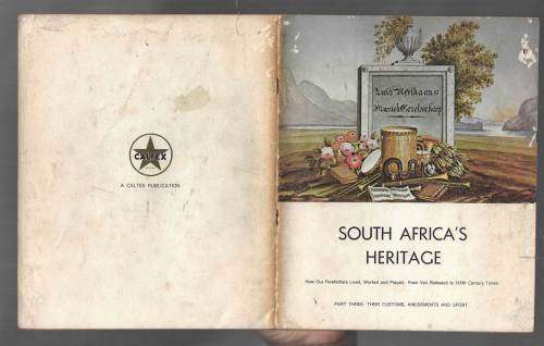 South Africa`s Heritage (1960 Union 50 years old) set of 3 collectors historic booklets