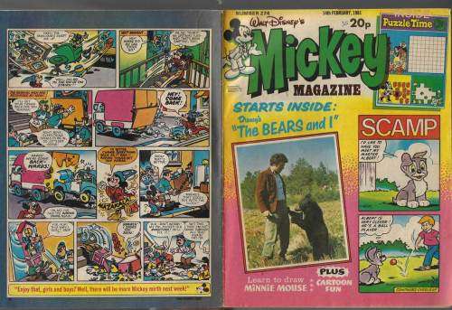 Mickey Magizine 14 February 1981 - Comic mag from Walt Disney