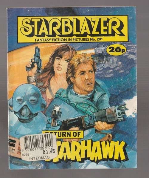 Starblazer Comics - lot van 5 - nr`s 201 - 160 - 197 - 193 - 196 - Sci-Fi - 80`s print - (a10)