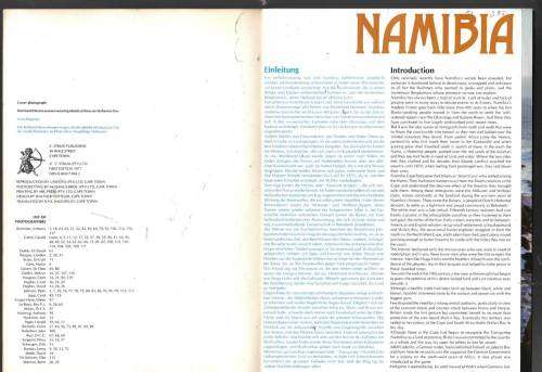 Namibia - a beautiful Photobook of the country - vintage 1977 edition