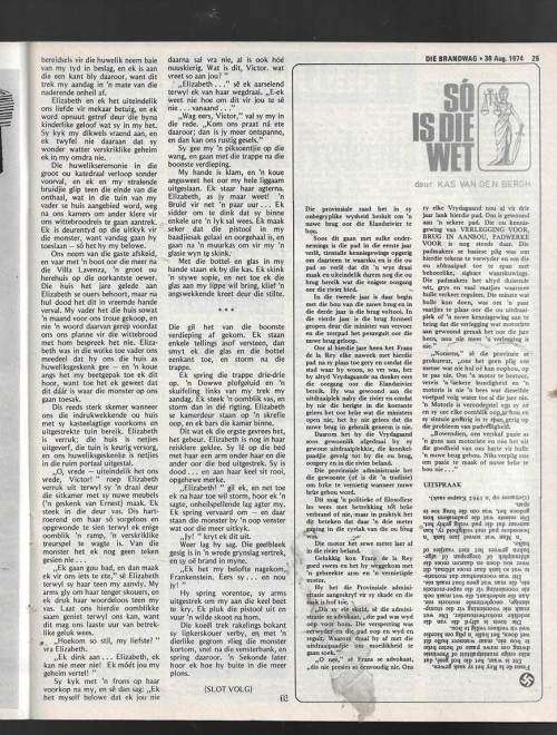 Brandwag Tydskrif - 30 Aug 1974 - Sien scans vir inhoud