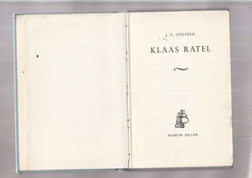Klaas Ratel - JP Coetzer - Jeug Avontuur (a9)