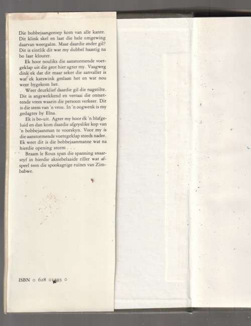 Fiskale van Zimbabwe - Braam Le Roux - Klub 707 - ook nr 1 Dr Droom reeks 1978