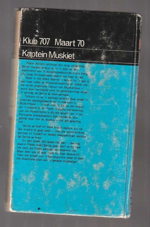 Kaptein Muskiet - Paul E Otto - Klub 707 - 1970 - Avontuur verhaal