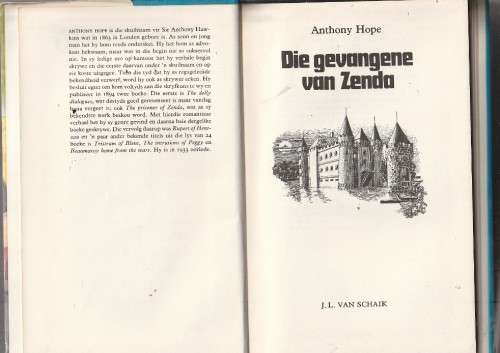 Die Gevangene van Zenda - Anthony Hope - Jeug avontuur verhaal