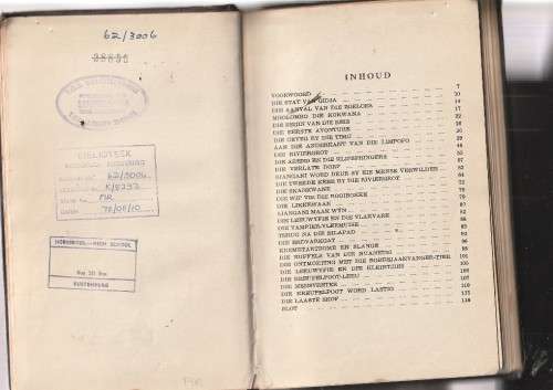 Sjangani - Oswald Pirrow - Afrika legendes en geskiedenis