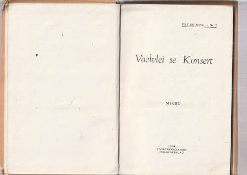 Voelvlei se Konsert - Mikro - Sias en Mias reeks nr 3