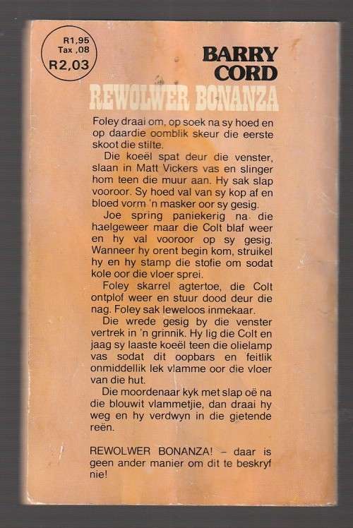 Rewolwer Bonanza - Barry Cord - Olympos vertaling - Gun Junction