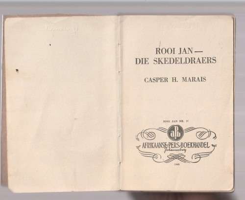 Rooi Jan nr 17 - APB - Die Skedeldraers - Casper H Marais - 1949