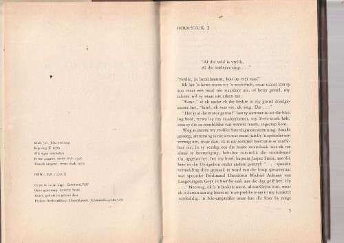 Die Kopbeen kom huistoe - R Hendriks - Avontuur verhaal - Klub 707 (f4)