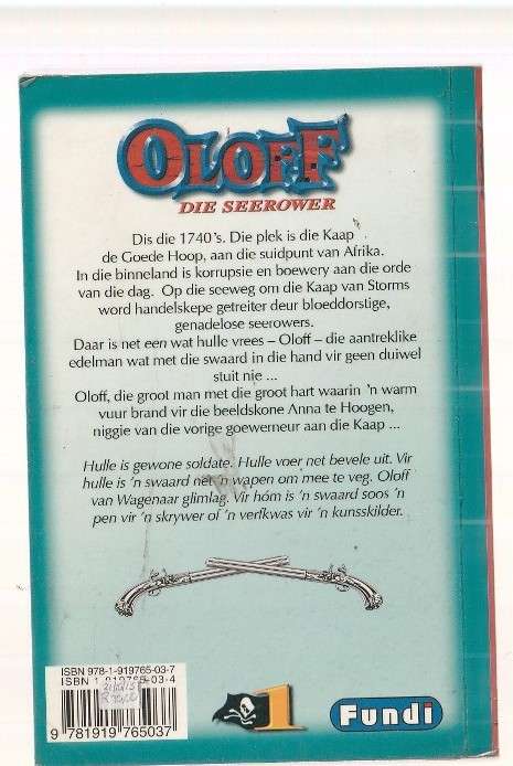 Die Swaardvegter - Gerrie Radlof - Oloff die Seerower nr 1 - Fundi uitgawe