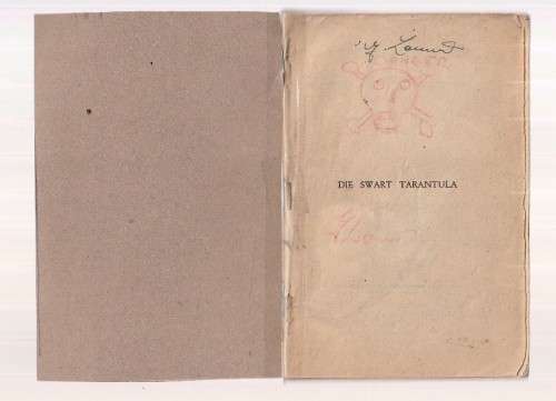 Die swart Tarentula - JHH de Waal - Sagteband speurverhaal 1952