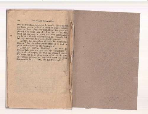 Die swart Tarentula - JHH de Waal - Sagteband speurverhaal 1952