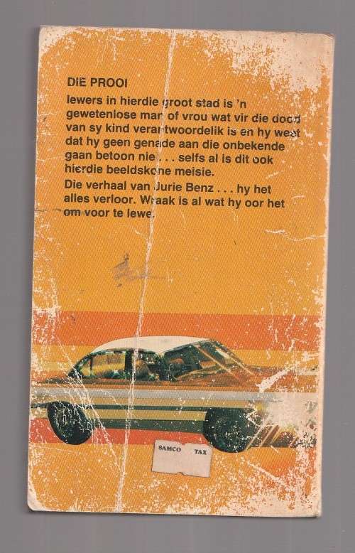 Die Prooi - Calvyn van Niekerk - Spannings verhaal sagteband