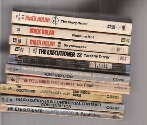 Mack Bolan (the Executioner) Value pack of 10 - see scans for titels (job lot)