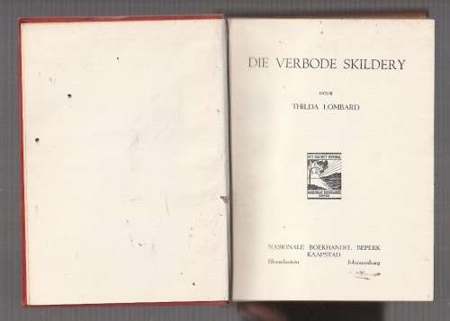 Die Verbode Skildery - Thilda Lombard - Roman