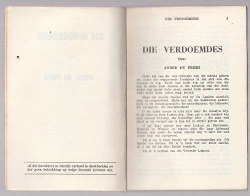 Die Verdoemdes - Andre du Preez - Vreemde Legioen verhaal (k4)