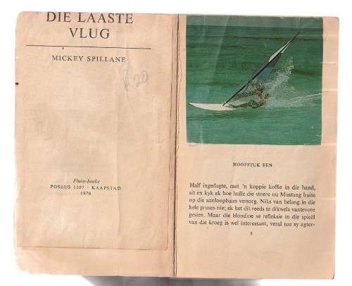 Die Laaste vlug - Mickey Spillane (k4) - Avontuur verhaal