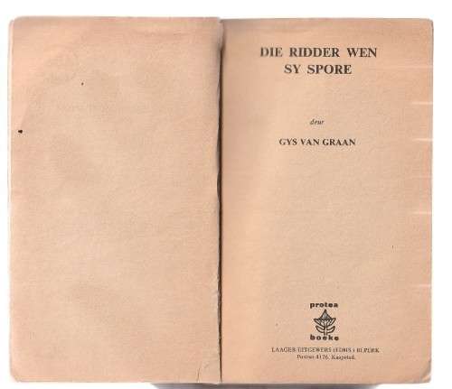 Die Ridder wen sy Spore - Gys van Graan (k4) Ridder reeks