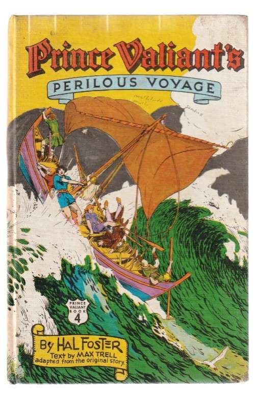 Prince Valiant Book 4 Perilous Voyage - Comic - 1975 Hardcover