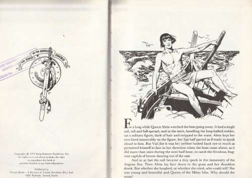 Prince Valiant Book 4 Perilous Voyage - Comic - 1975 Hardcover